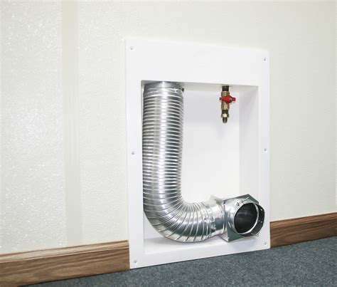 dryer box metal recess|best recessed dryer vent box.